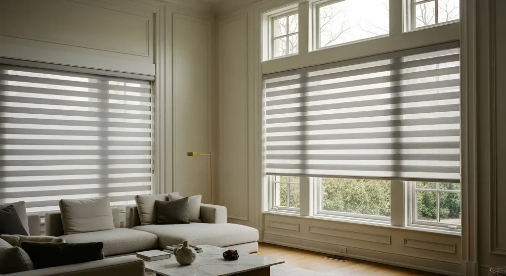 Zebra Shades in Winnetka, IL: Elegant Style for the North Shore